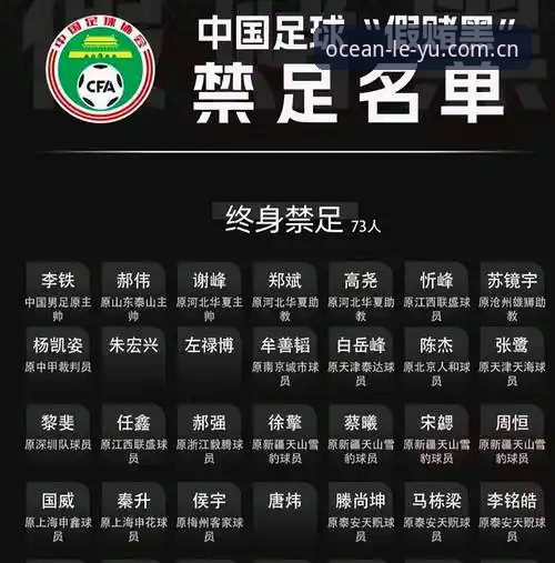 乐鱼官方认证 中国足协第三批禁足名单公布:3大趋势揭示足球行业新秩序